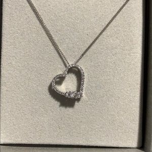 Zales heart necklace